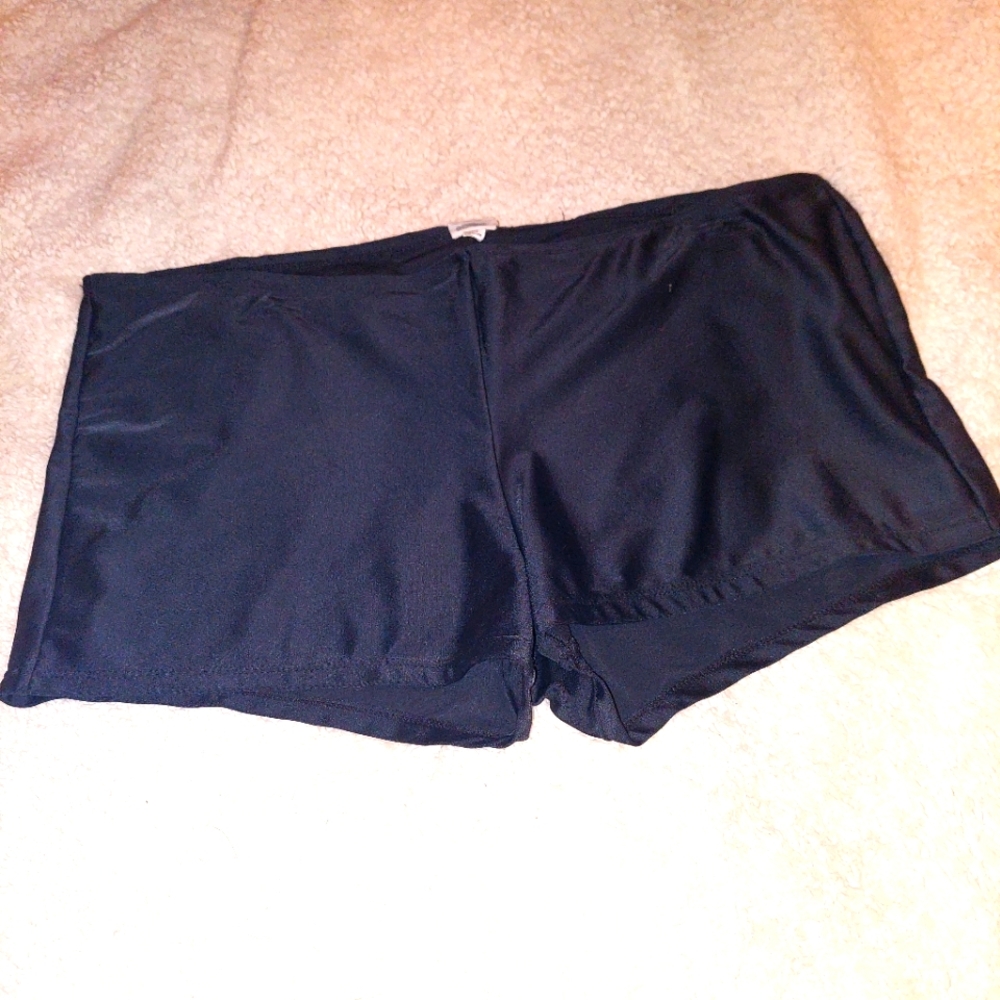 Merona Black Swim Suit Boy Shorts